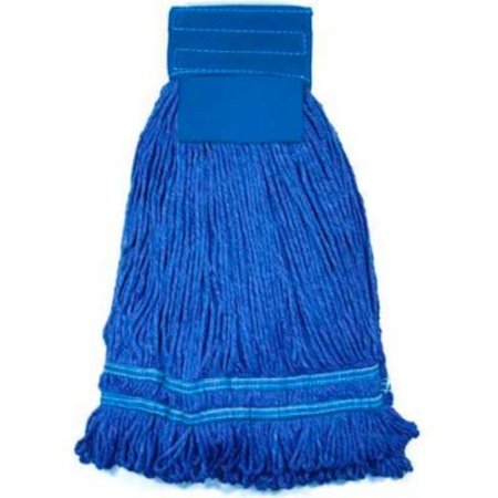 HOSPECO Microworks 22oz. Large Microfiber String Mop, Blue - 2504-MFWP-22B